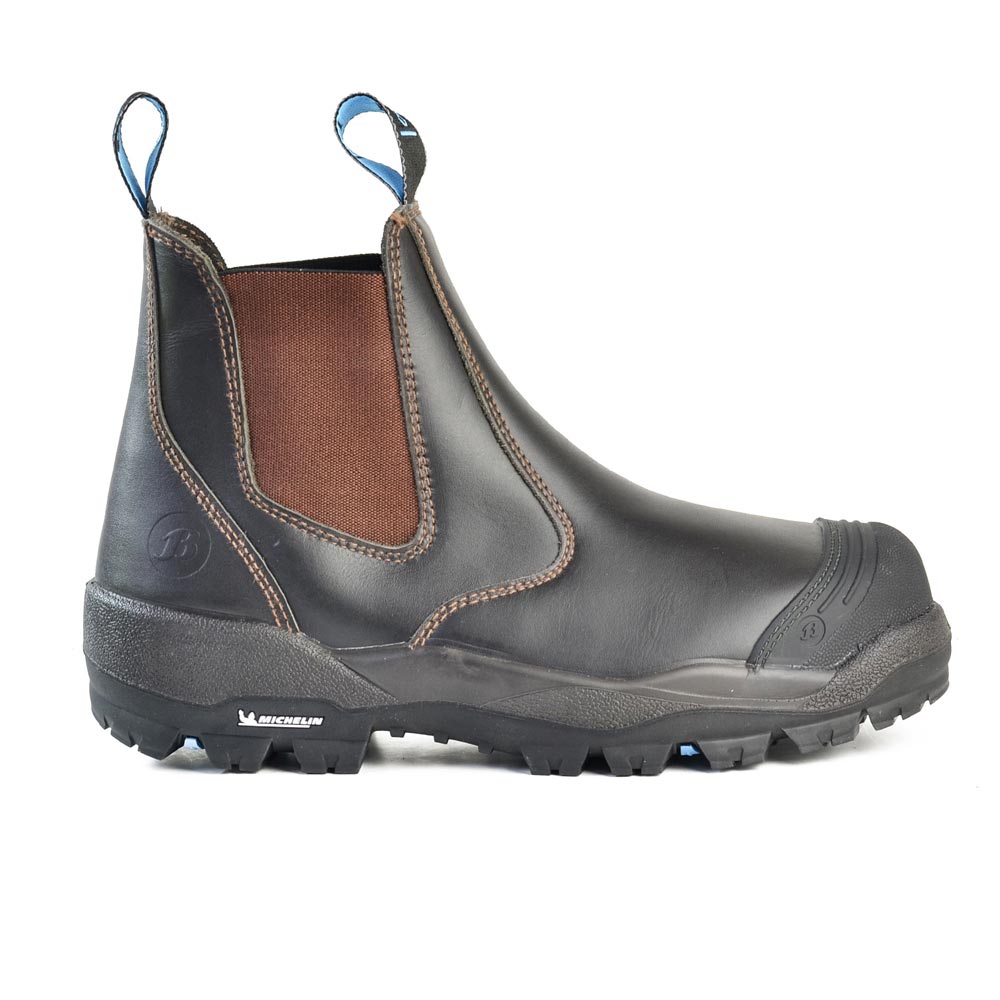 Boot - Safety Mens Bata Trekker Ultra 804-44021 Leather Slip On Steel ...